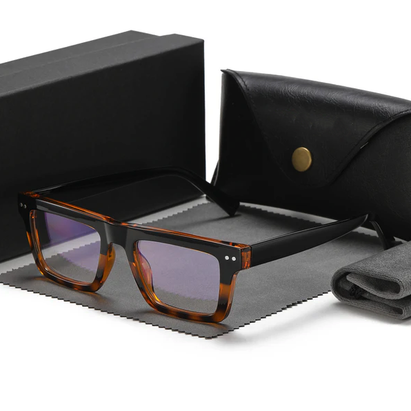 Titus Fashion Square Eyeglasses Frame – Wearfumbo